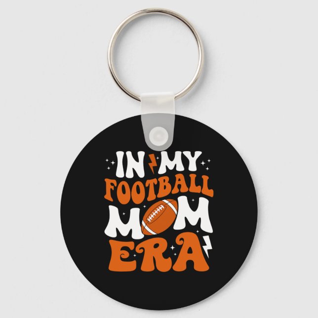 Porte-clés À l'ère de ma mère de football Mignonne Groovy Foo (Recto)