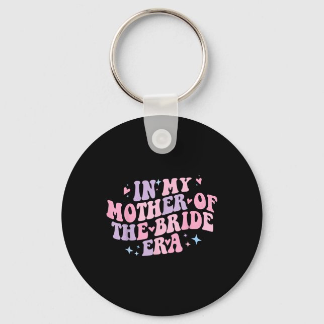 Porte-clés À l'ère de ma mère de la mariée Groovy Bachelorett (Recto)