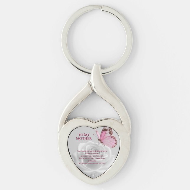 Porte-clés À ma mère (Devant)