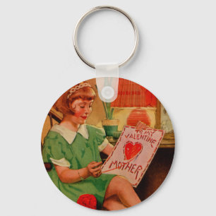 Porte-clés À ma mère Valentine