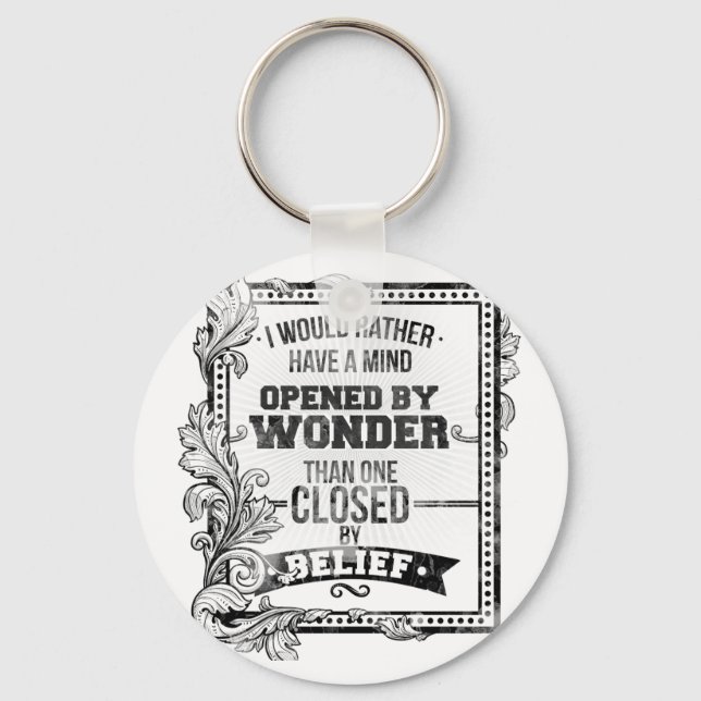 Porte-clés A Mind Opened by Wonder (Recto)