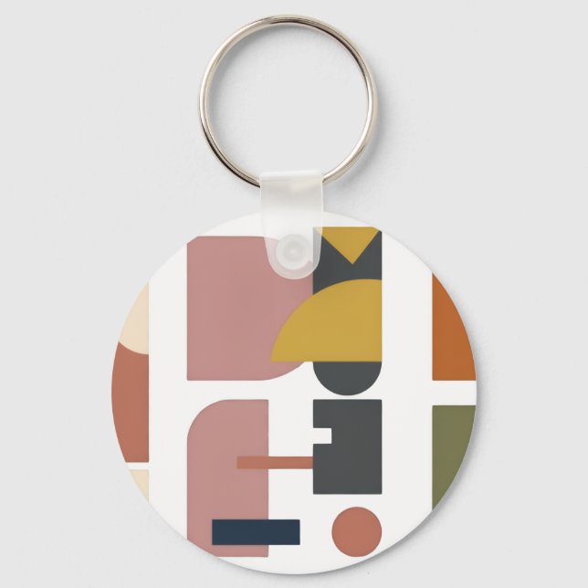 Porte-clés à motif géométrique (Recto)