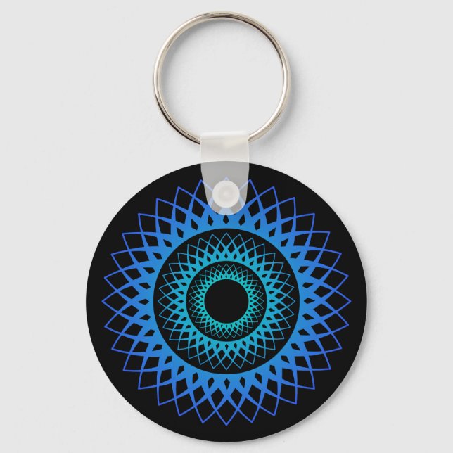 Porte-clés à motif géométrique (Recto)