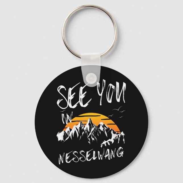 Porte-clés À Nesselwang Allemagne Vacances Ski (Recto)