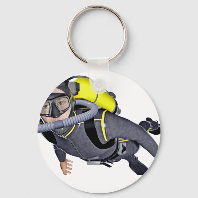 Porte-clés A SCUBA Diver (Recto)