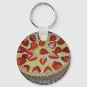 Porte-clés A strawberry cake