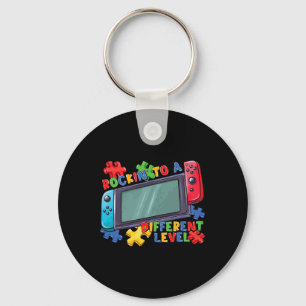 Porte-clés À un autre niveau Gamer 2024 jeu vidéo Autisme