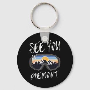 Porte-clés A Voir À Piemont Randonnée Italie Vacances Ski Gog