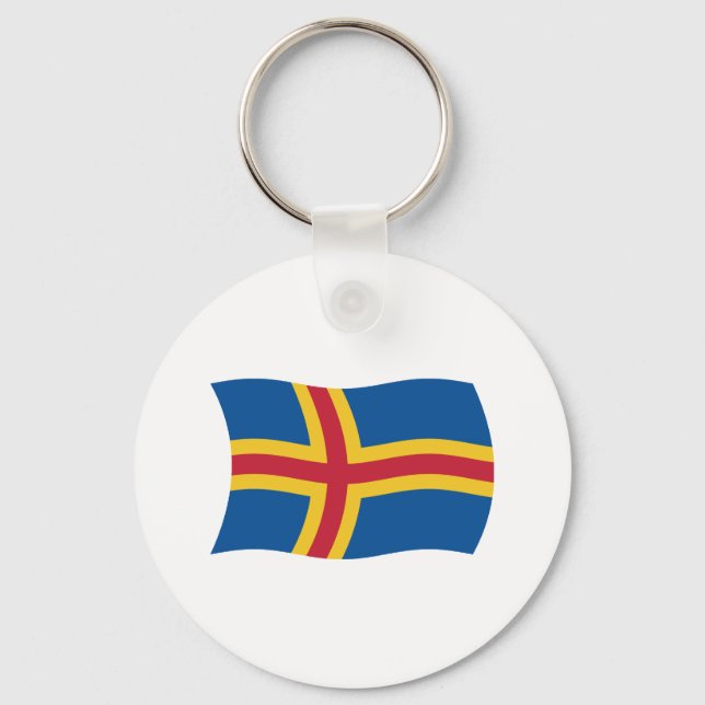 Porte-clés Aaland Flag Keychain (Recto)