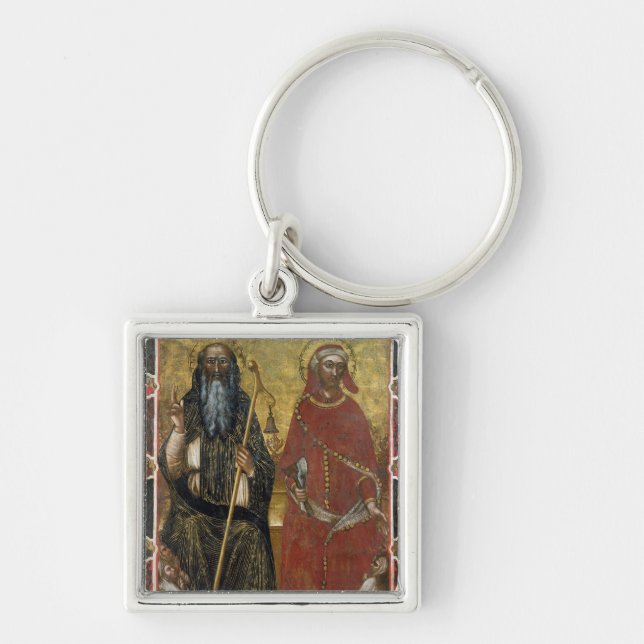 Porte-clés Abbé d'Anthony de saints et Eligius - processus (Devant)