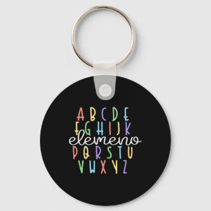 Porte-clés Abc Elemeno Maternelle Enseignante Cute Cadeaux Re