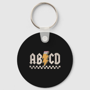 Porte-clés Abcd Retour Dans Cl Premier Jour Retour À L'École