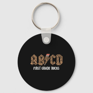 Porte-clés Abcd Rocks Première Année Retour À L'École Leopard