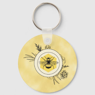Porte-clés abeille