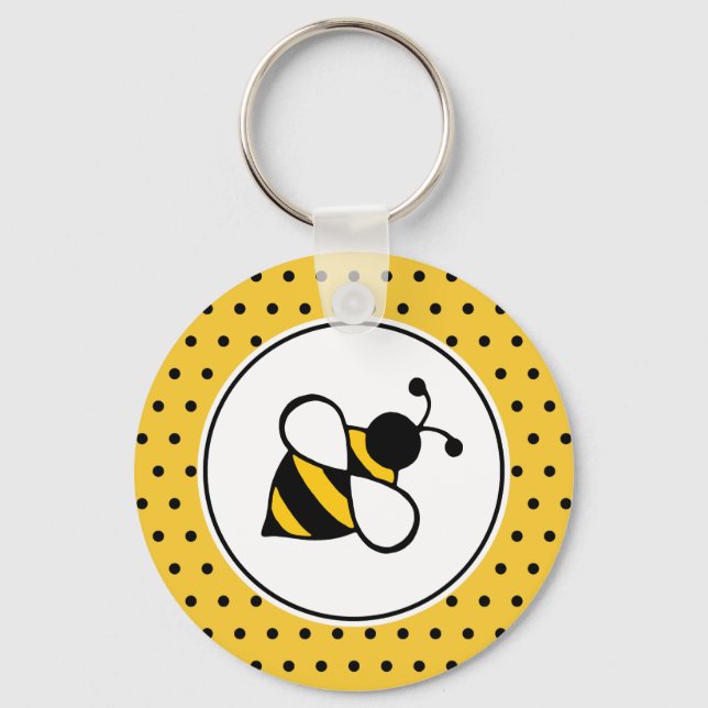 Porte-clés abeille à miel (Recto)