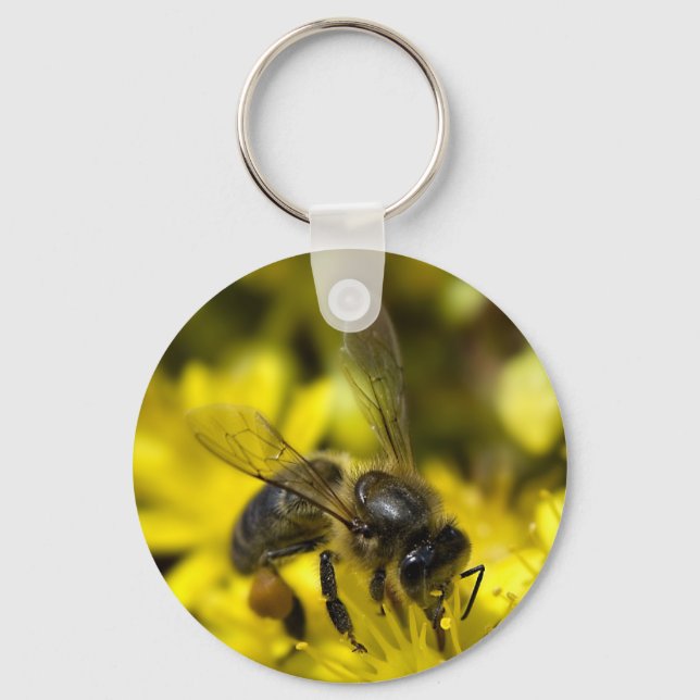 Porte-clés Abeille boueuse (Recto)