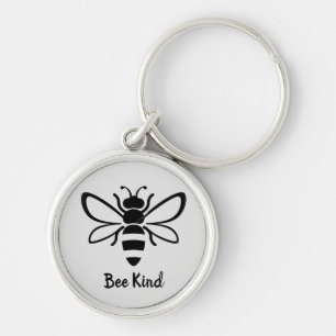 Porte-clés Abeille illustrée