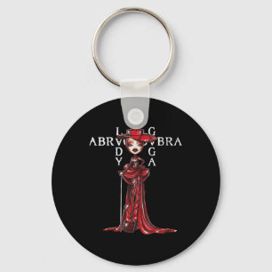 Porte-clés Abracadabra Triangle Vintage Gothique Pour Hommes 