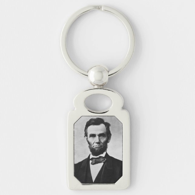 Porte-clés Abraham Lincoln : 16ème Président de l'Amérique (Devant)