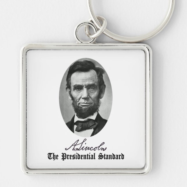 Porte-clés Abraham Lincoln, La Norme Présidentielle. (Devant)