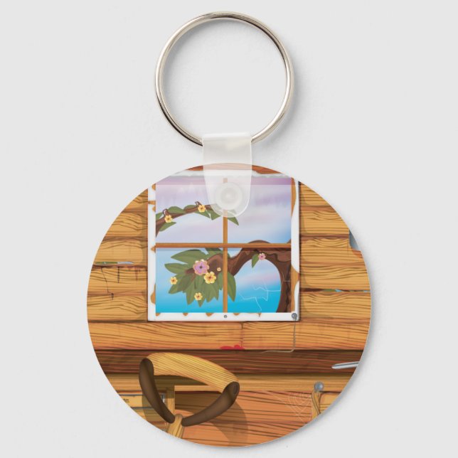 Porte-clés Abri de jardin (Recto)