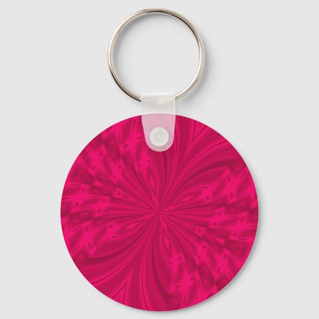 Porte-clés Abstrait papillon Raspberry Pink Porte - clé (Recto)