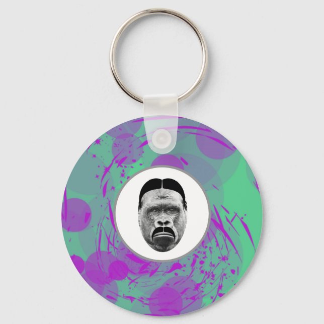 Porte-clés Abstrait Porte - clé Gorilla (Recto)