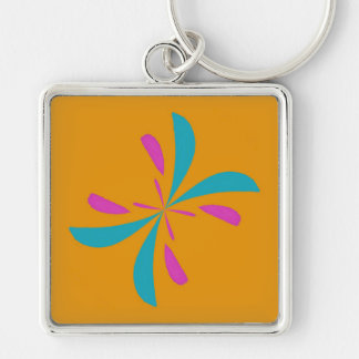 Porte-clés Abstrait simple Motif de vol papillon