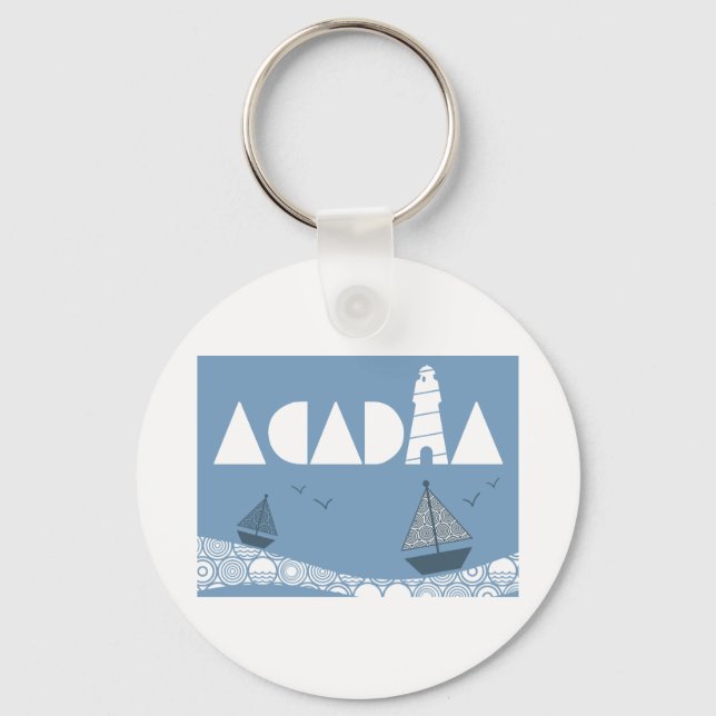 Porte-clés Acadie (Recto)