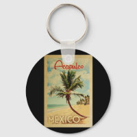 Acapulco Palm Tree Vintage voyage