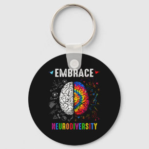 Porte-clés Accepter la Neurodiversité Sensibilisation à l'Aut