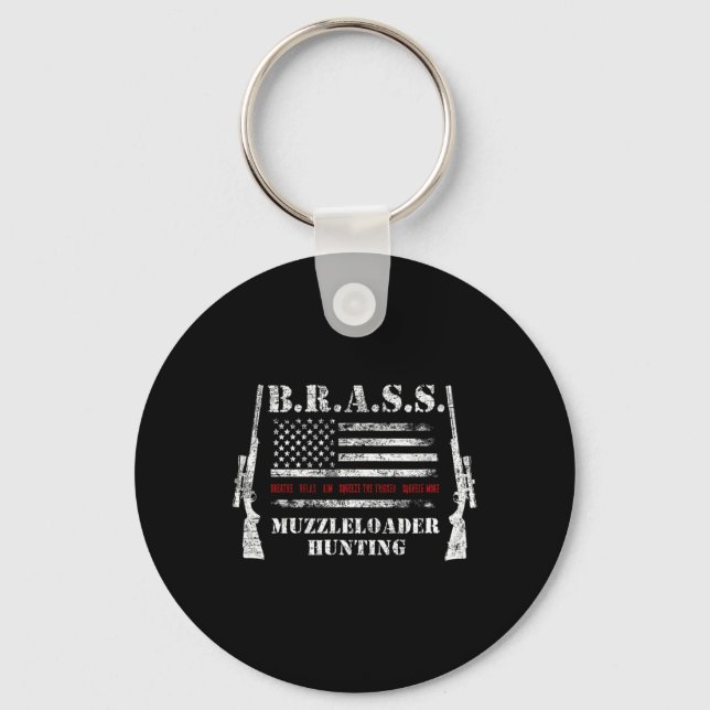 Porte-clés Accessoires de garde-boue Fusils Usa Drapeau Der F (Recto)