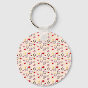 Porte-clés Accessoires Motifs Kawaii Cupcakes