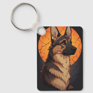 Porte-clés 🐾 Accessoires pour amateurs de Berger Allemand 🐾