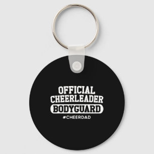 Porte-clés Acclamations Papa Cheerleader officiel Garde du co