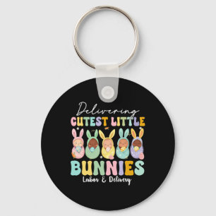 Porte-clés Accouchement Des Lapins Les Plus Mignons Travail E
