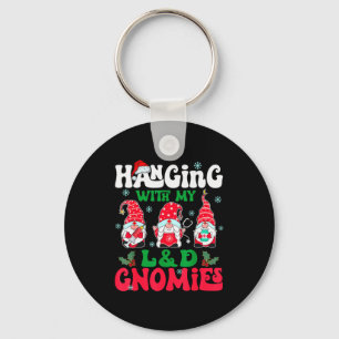 Porte-clés Accroché avec mes Gnomes de maternité Gnome infirm