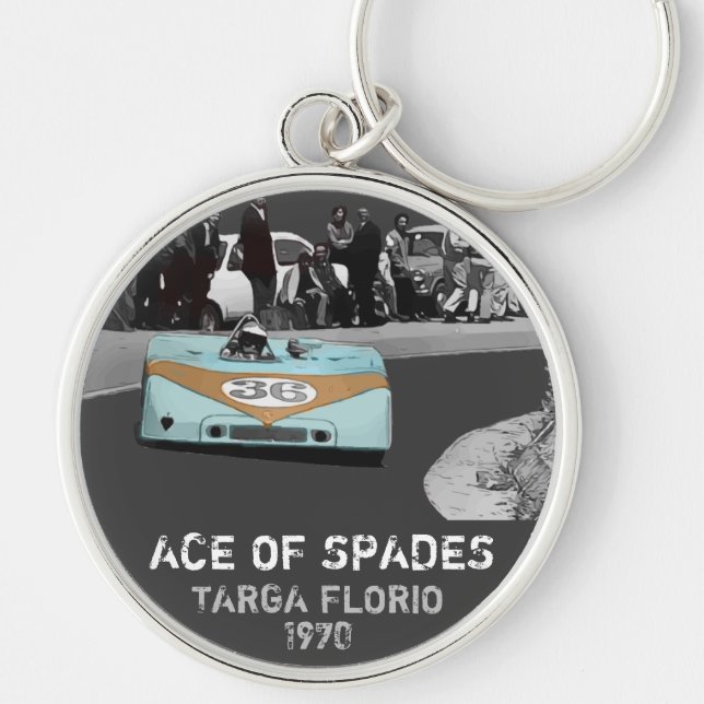 PORTE-CLÉS ACE OF SPADES 1970 (Devant)
