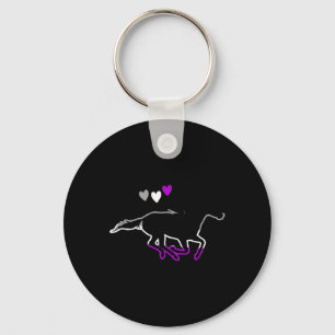 Porte-clés Ace Pride Horseback Horse équitation Aualité Aual