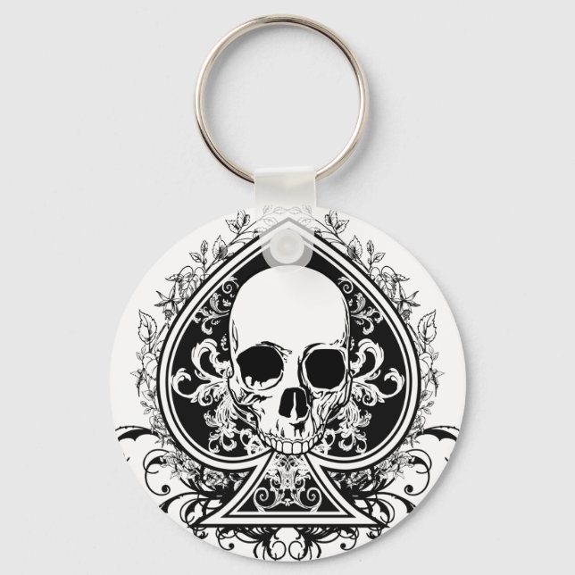 Porte-clés Aces Skull (Recto)