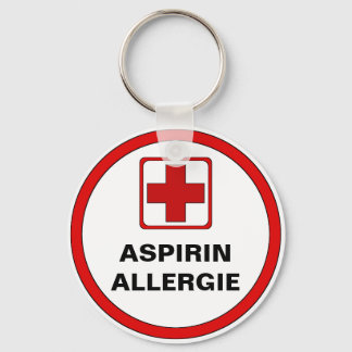 Porte-clés Achtung - Aspirin Allergie