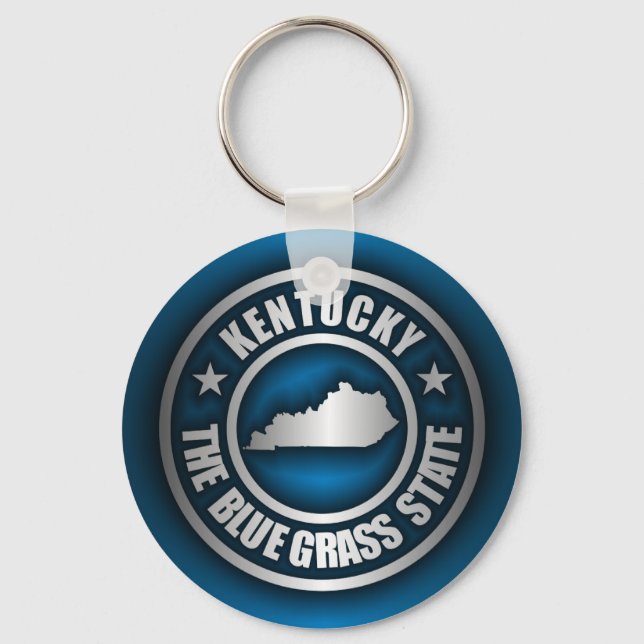 Porte-clés "Acier du Kentucky (bleu)" (Recto)