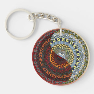 Porte-clés acrylique Ciel et Enfer
