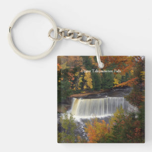 Porte-clés acrylique des chutes supérieures de Tah