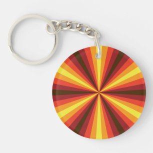 Porte-clés acrylique Illusion d'automne