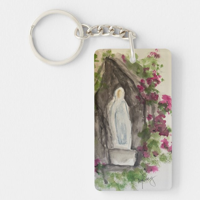 Porte-clés acrylique Je vous salue Marie (Devant)