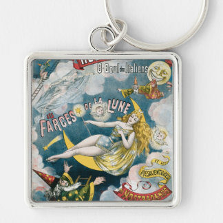 Porte-clés Acte magique vintage de magicien français de ~ de