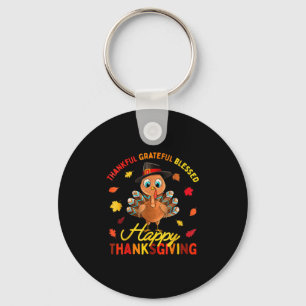 Porte-clés Action de grâce Bénie Thanksgiving Dinde Femmes