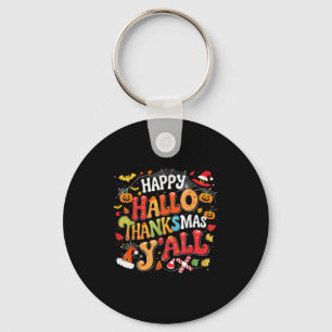 Porte-clés Action de grâce Halloween Joyeux Hallothanksmas Ya