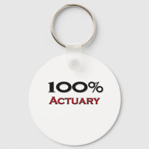 Porte-clés Actuaire de 100 pour cent